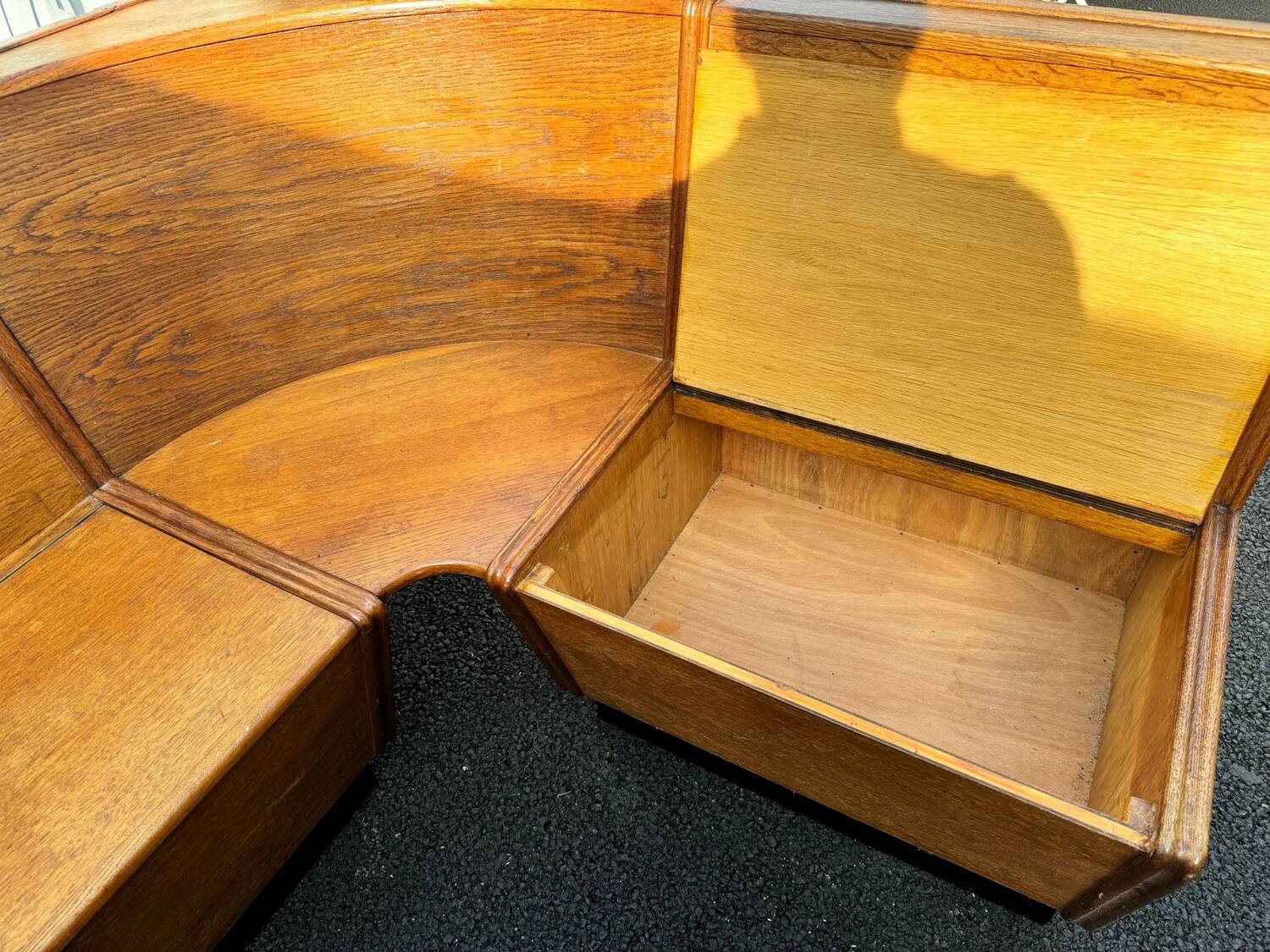 Bistro or corner restaurant bench. 50/60's