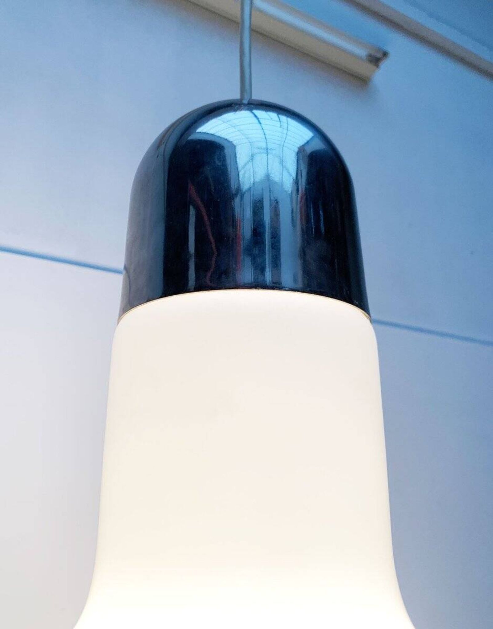 Swiss Minimalist Space Age Pendant Lamp by Temde, 1960s