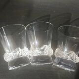 Verre en cristal daum france modèle sorcy