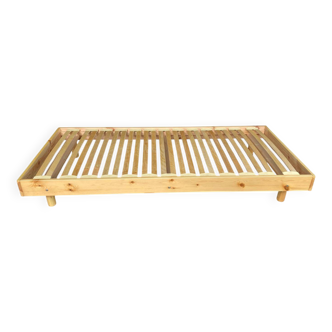 Single bed base 90x190cm in solid pine wood