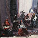 Peinture sur toile signée