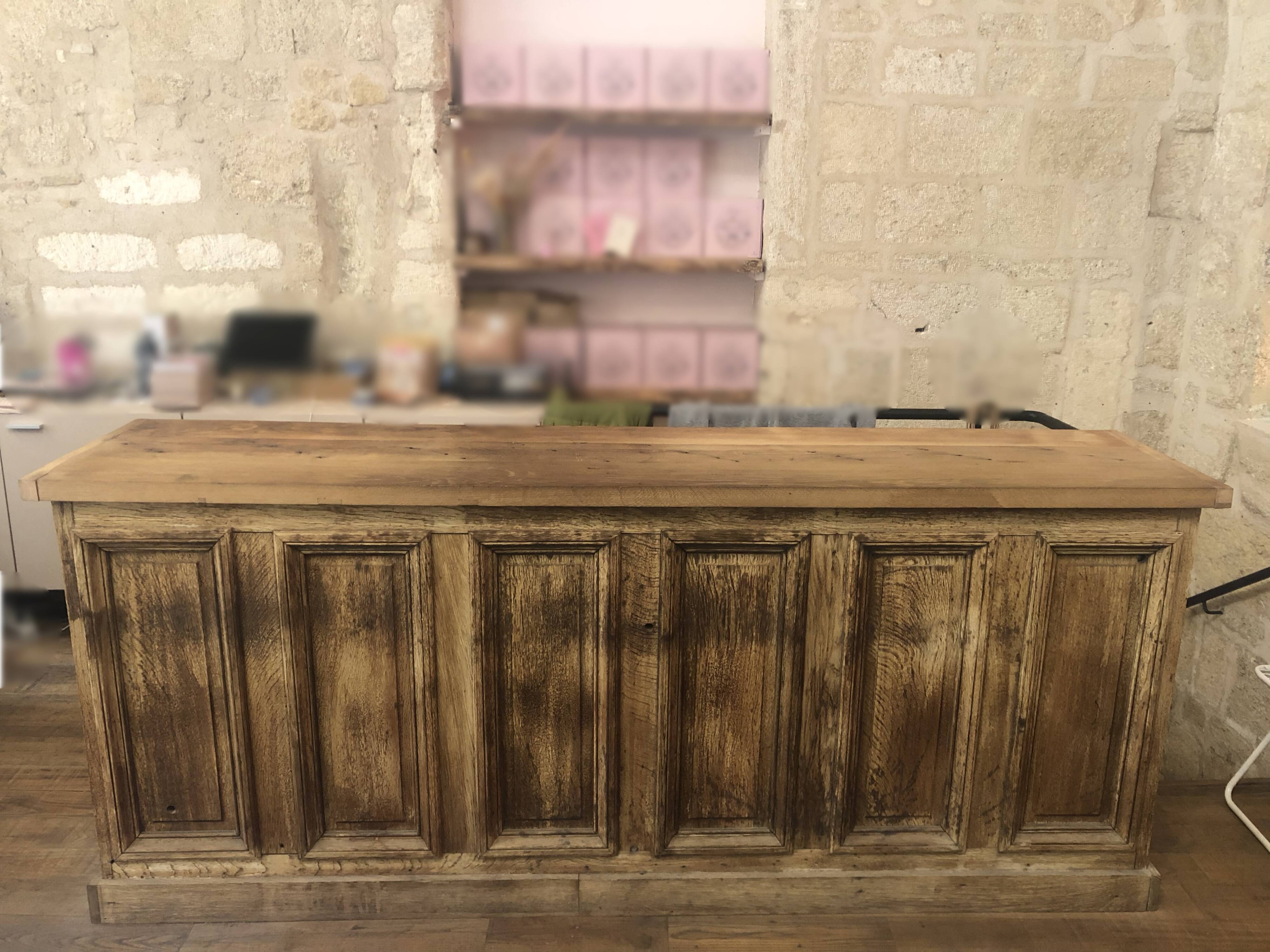 Solid oak drawer cabinet