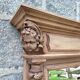 Carved wooden mirror, 168x112 cm