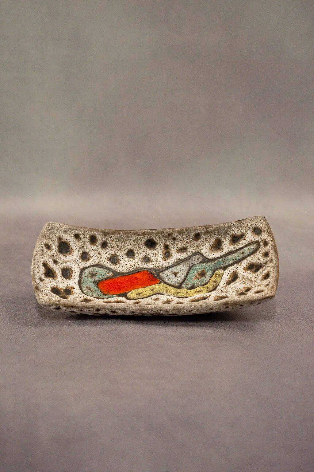 4 ceramic fat lava bowls by Marius Bessone – Vallauris – Mid-century