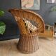 Rattan armchair