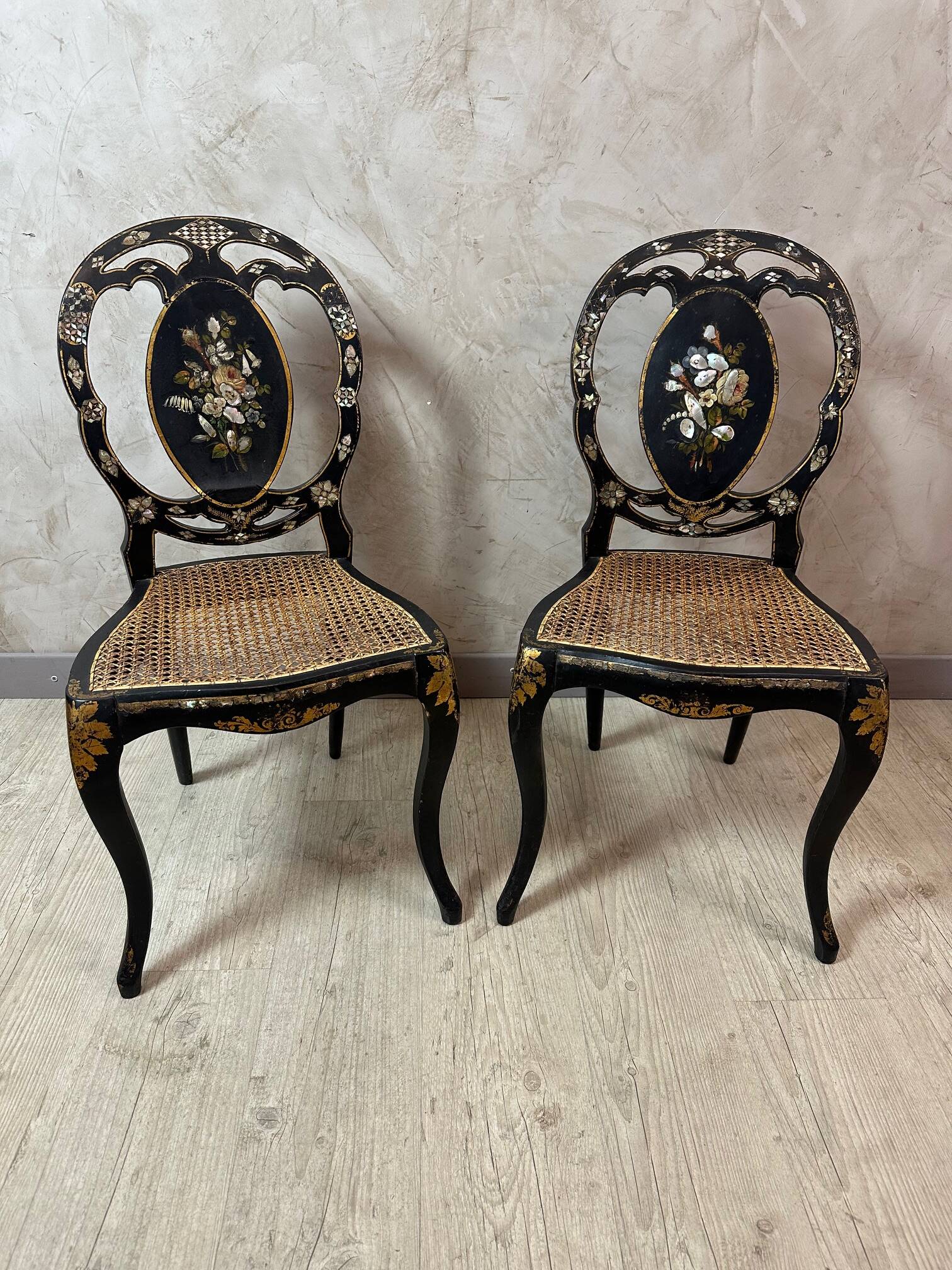 Pair of Napoleon III chairs