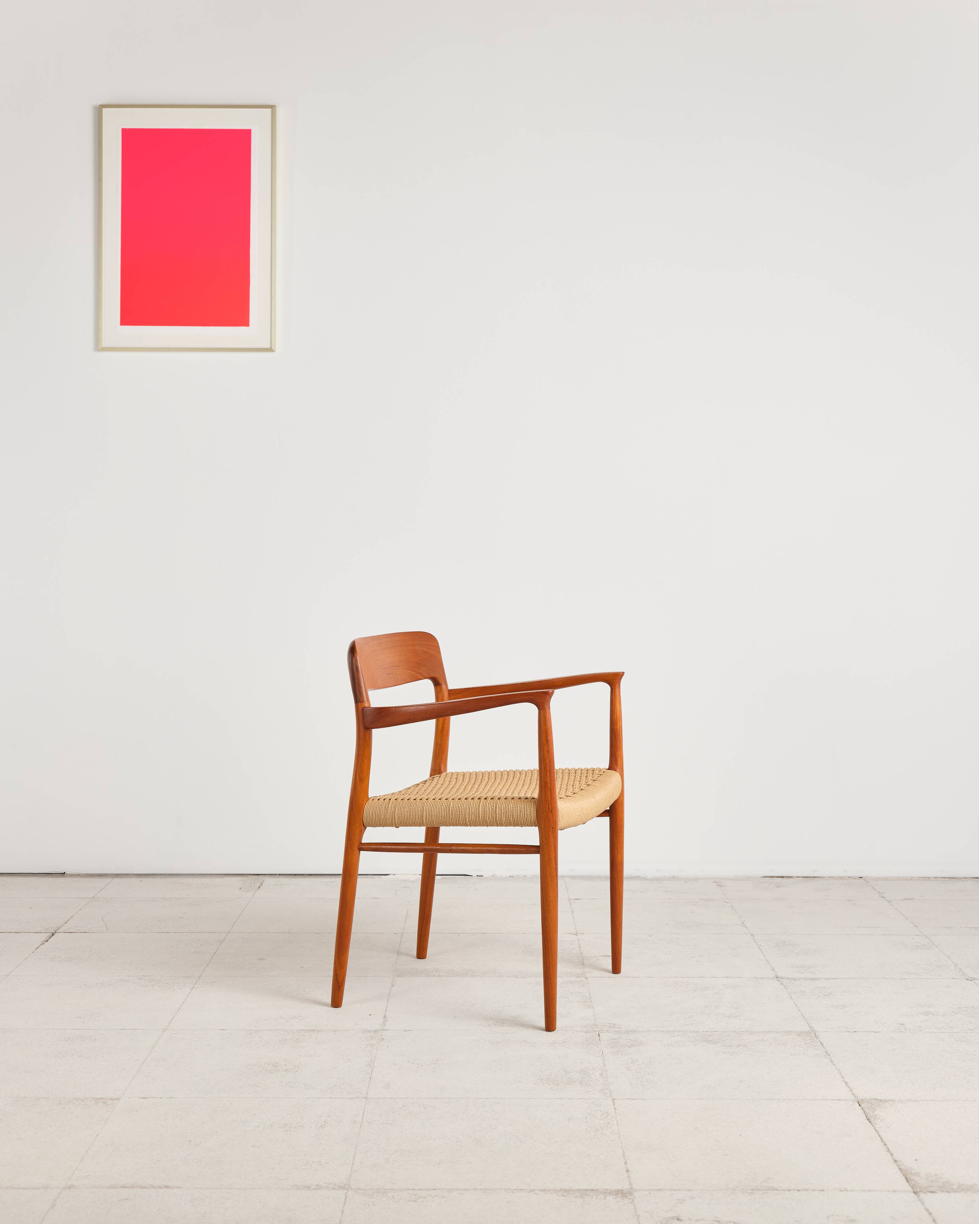 Armchair 56 in teak from the mid-century by Niels O. Møller, J.L. Moller