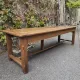Old farmhouse table in oak, 18th century – Auvergne, France