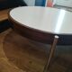 Teak tripod coffee table, 1970s