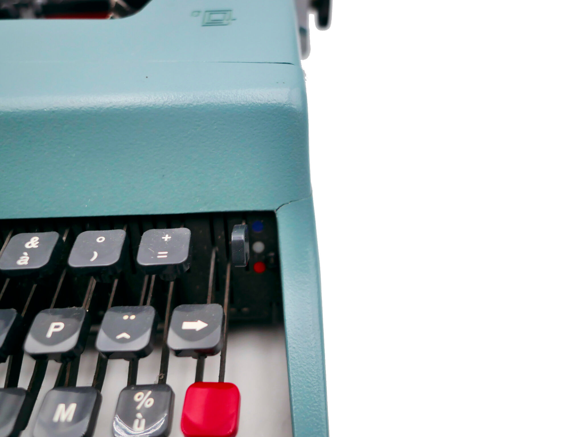 Typewriter Olivetti Lettera 32 green revised ribbon new