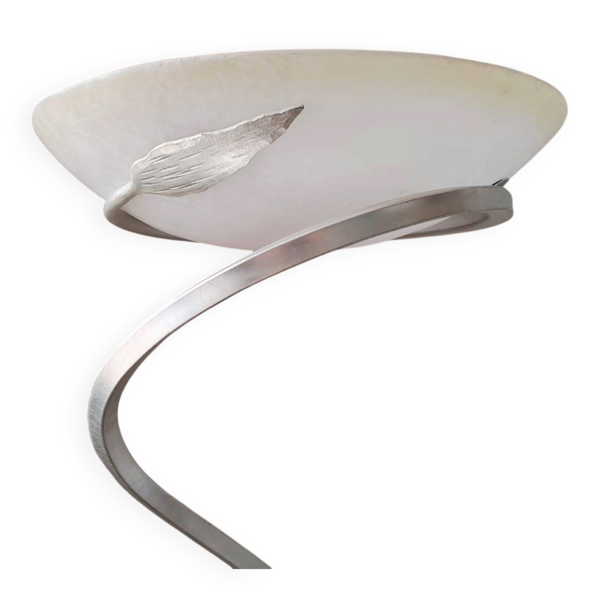 Alfea floor lamp by Enzo Ciampanili with Murano glass