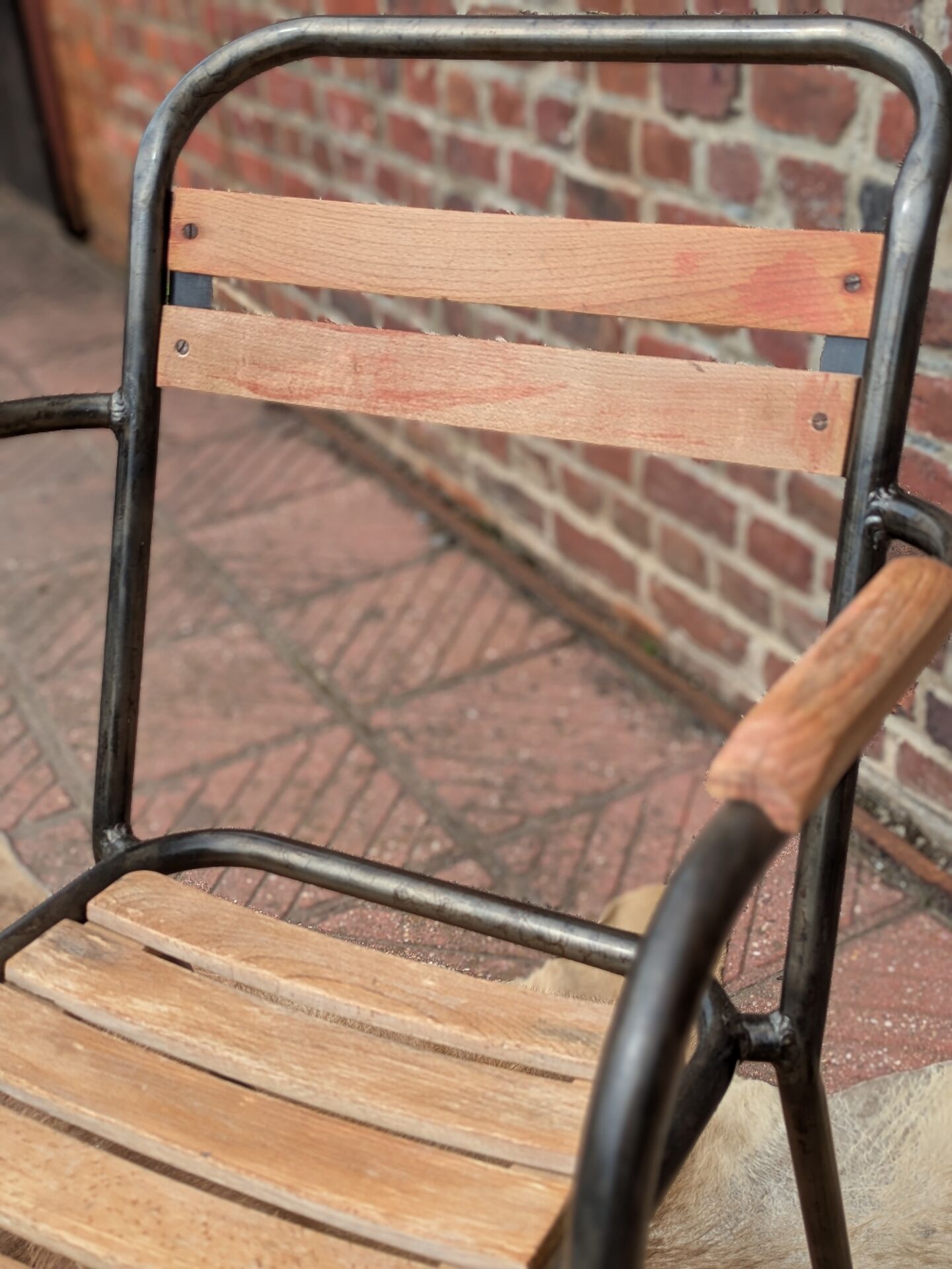Industrial armchair