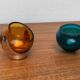 Set of 3 Mid-Century Space Age Art Deco German bowls by Quist, 1960s.