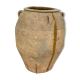 Antique mediterranean spanish terracotta olive jar