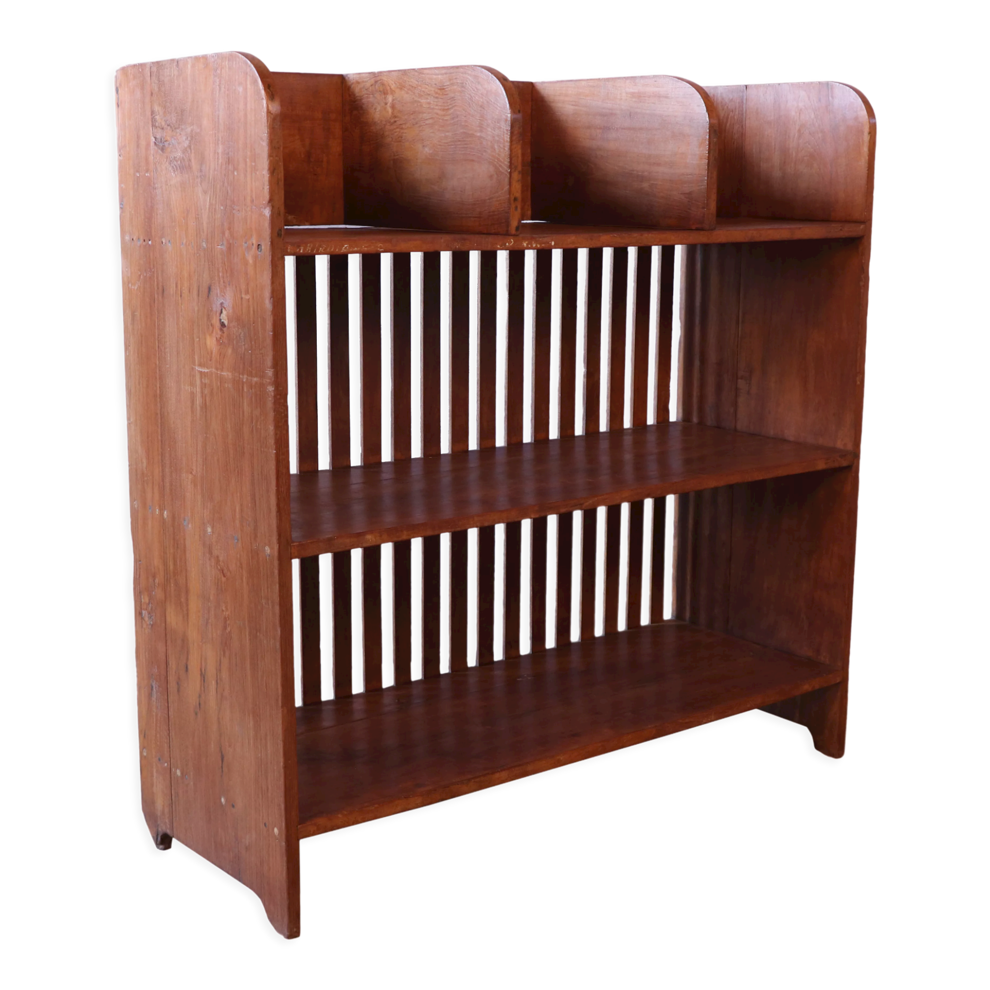 Old Burmese teak administration shelf