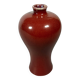 Blood-red Meiping vase in porcelain, China, 19th century.