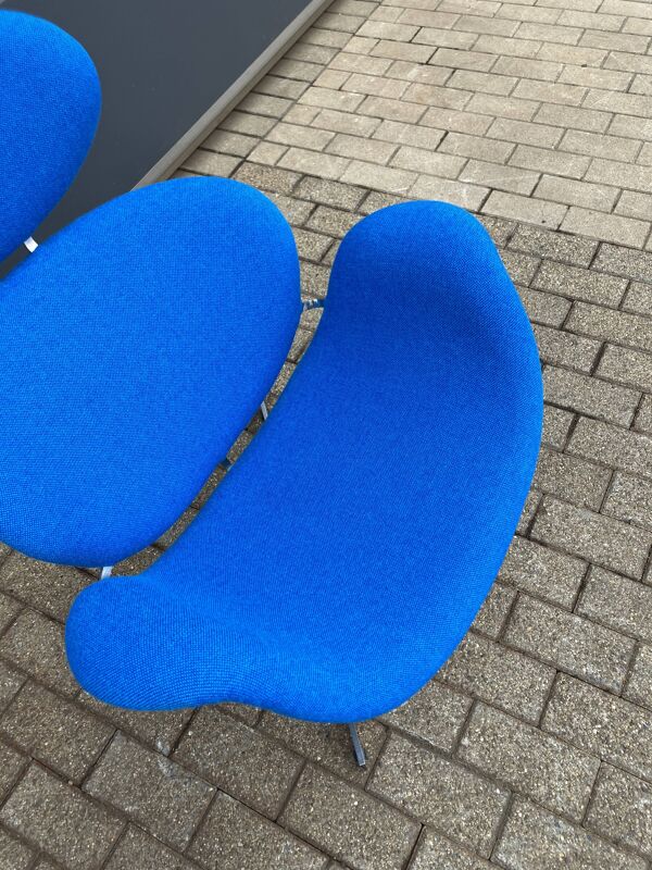 2x Artifort Pierre Paulin Big Tulip 1e éditie terug in Nieuwstaat!!