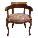 Gondola office chair from the Restoration period, dating from the early 19th century.