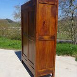 Louis Philippe wardrobe in solid elm