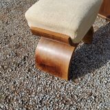 Art deco walnut stool 1930