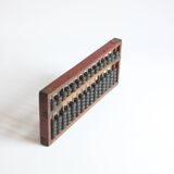 Chinese Suanpan counting frame with beads or Abacus, ca 19th