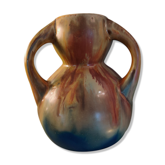 Vase three handles G. Méténier, 20s