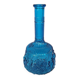 Empoli glass - Vintage vase - Zodiac - clear blue - Italy - 1960s