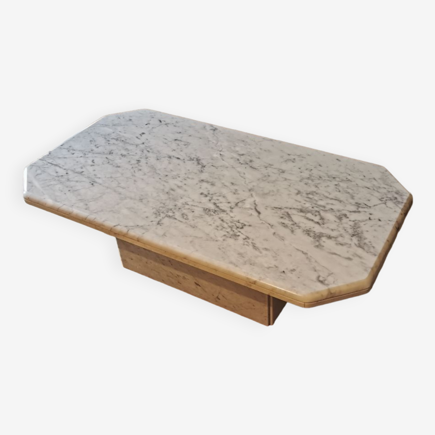 Table basse marbre blanc | Selency