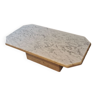 Table basse marbre blanc