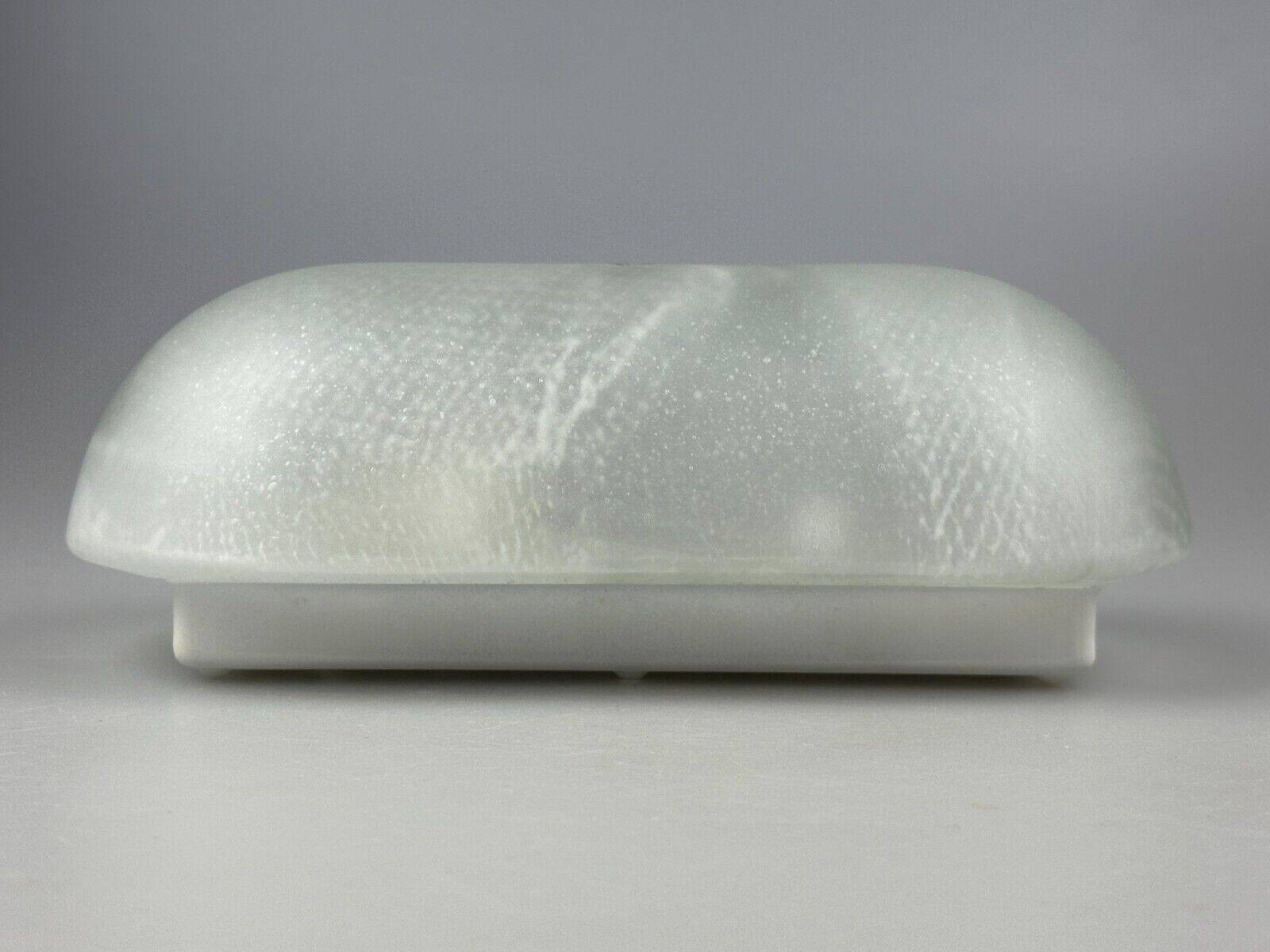 60s 70s wall lamp Peill & Putzler Germany glass & metal space age design