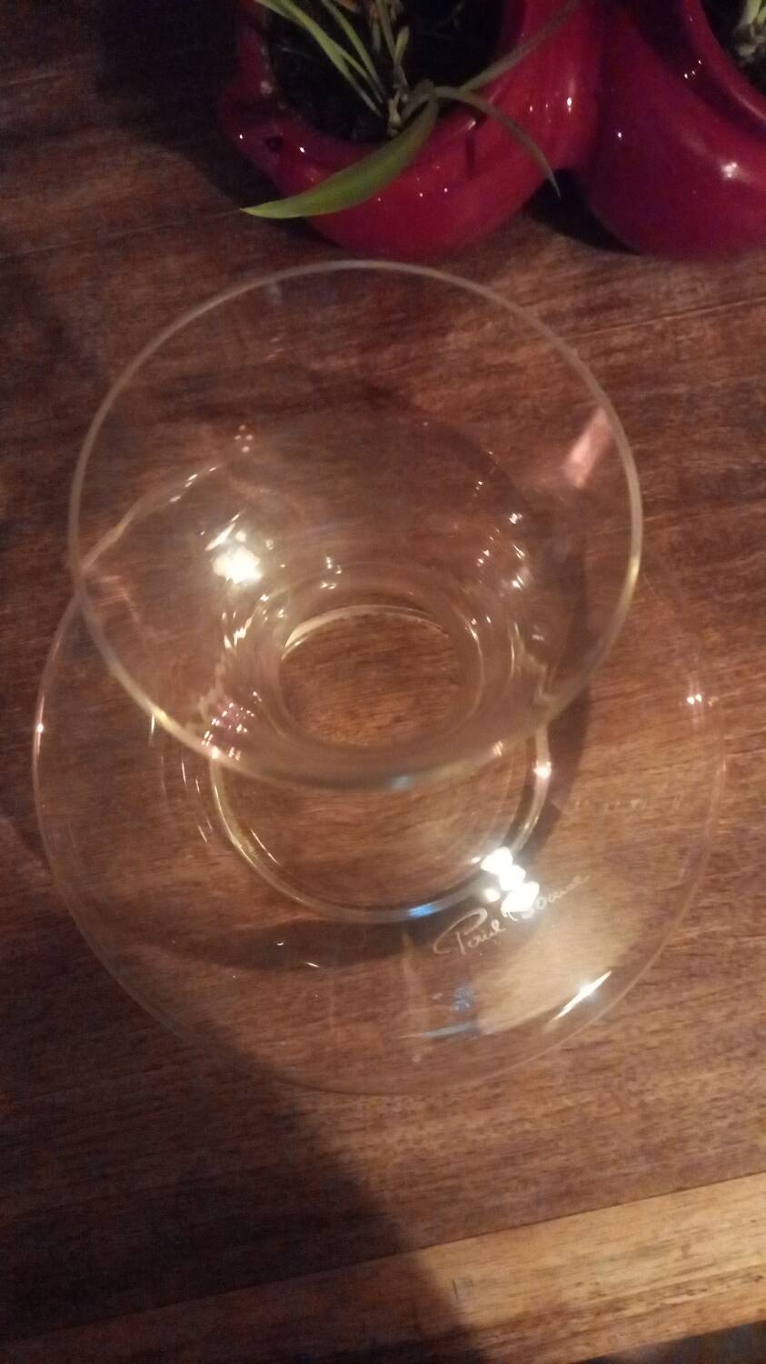 Beautiful glass decanter, Paul Bocuse