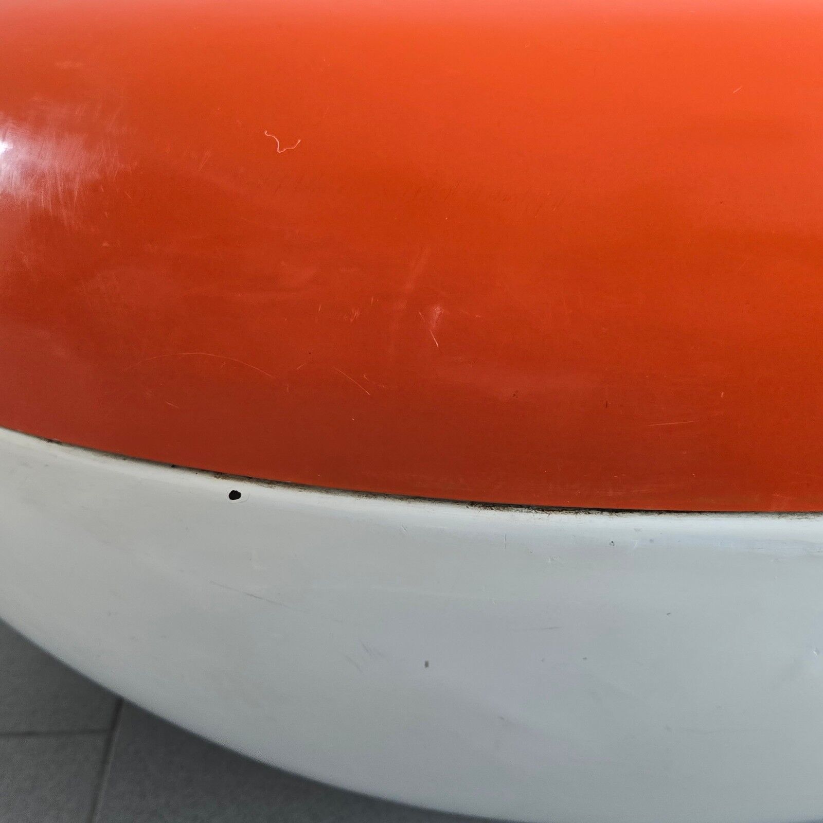 Vintage rocking chair 1960 Charles Zublena Les Plastiques de Bourgogne 60s