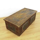Antique Painted Folk art bridal chest