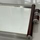 Art deco mahogany and metal tray