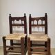 Paire de chaises rustiques XIXe