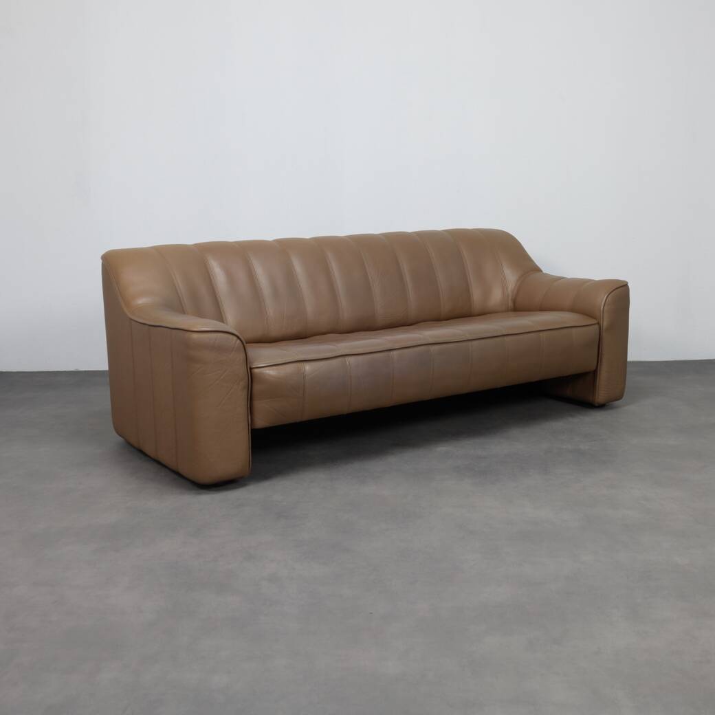 Canapé 3 places en cuir DS-44 de De Sede, Suisse des années 1970