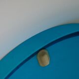 Miroir rond bleu, 1970