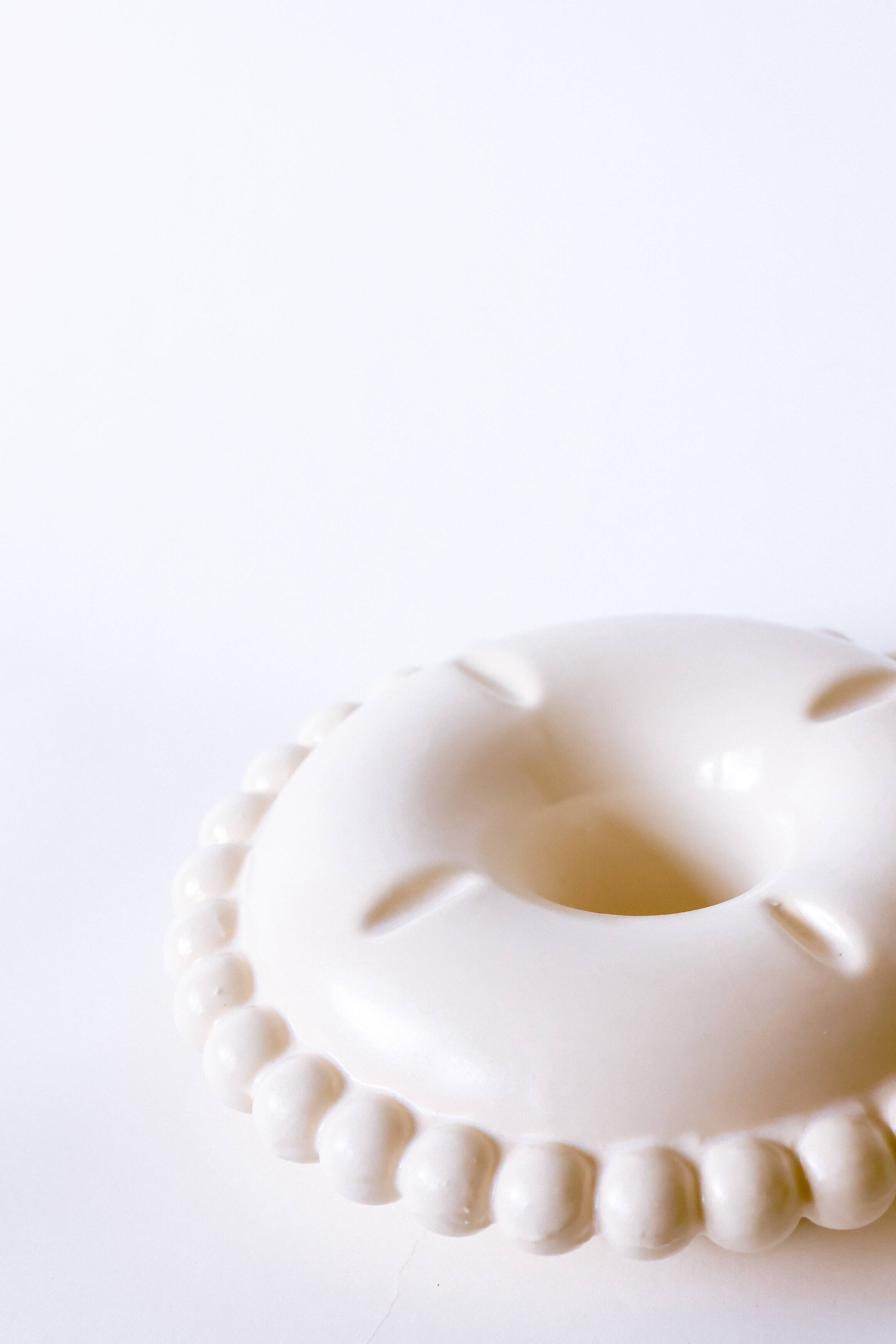 Ashtray Small Butter White
