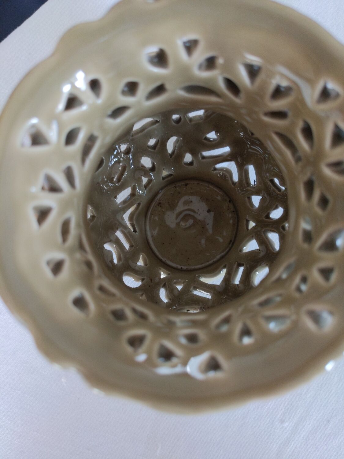 Vase dried flowers or ceramic photophore