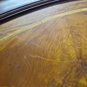 François Linke (1855-1943), marquetry veneered wooden bed in Louis XVI style