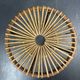 Midcentury Dutch rattan bamboo bar stools by Rohé Noordwolde, 1950s