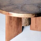 Rare coffee table by Heinz Lilenthal, 1980s.