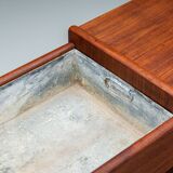 No. 36 teak planter by Arne Wahl Iversen for Vinde Møbelfabrik