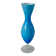 Designer vase in blue opaline from the 60s