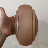 Pink glass ceiling lamp