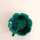 Slip tray, Leaf model, Green, 1960 - 12 X 13 cm