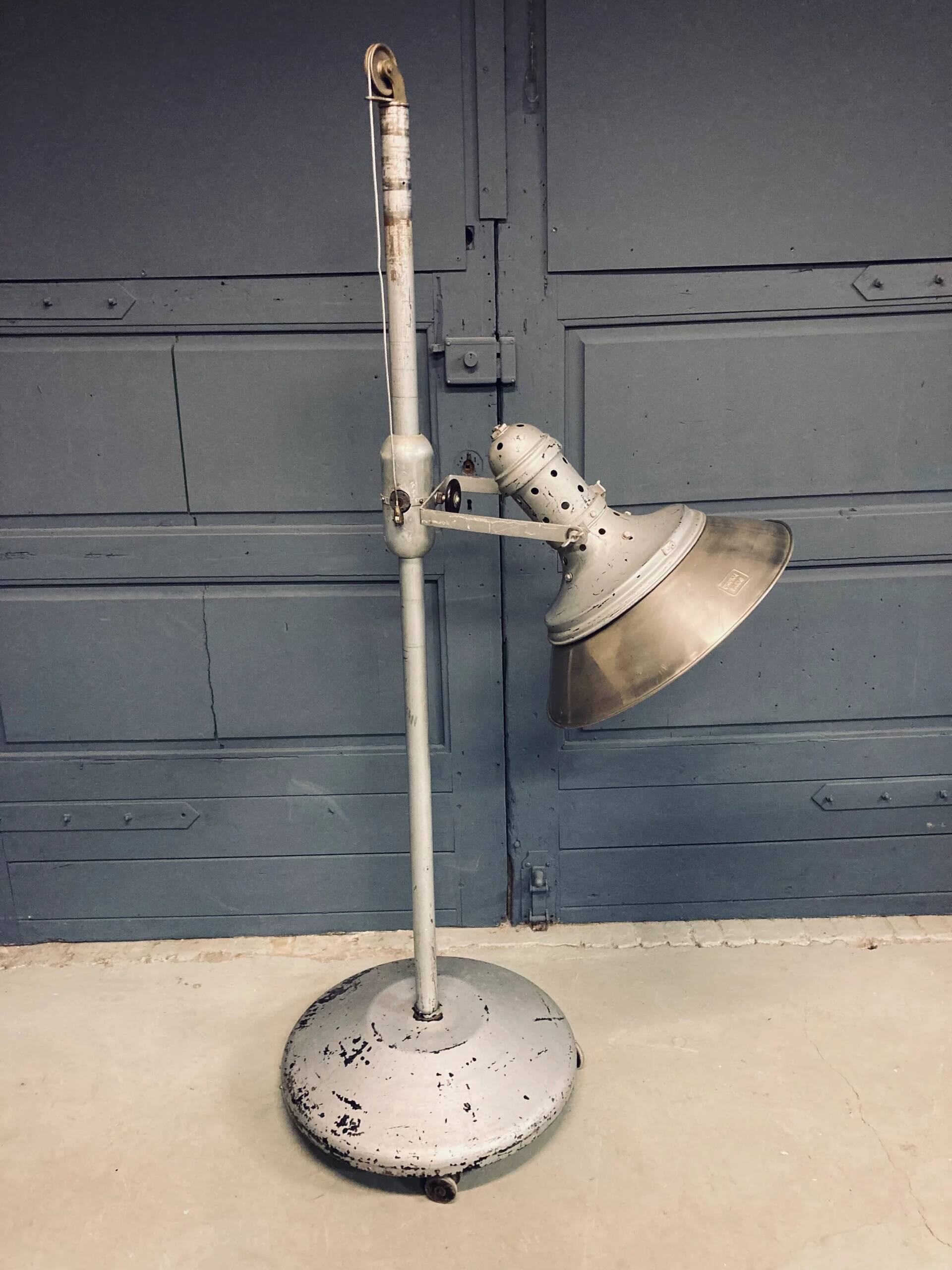 Industrial Hanau floor lamp 1950s