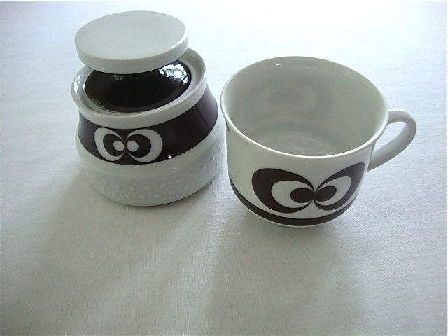 Tea and coffee service for 10 people Scherzer Bavaria 70s