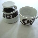 Tea and coffee service for 10 people Scherzer Bavaria 70s