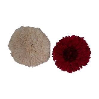 Set of 2 juju hats white and red